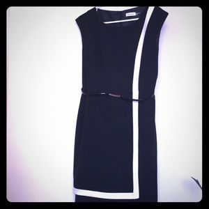Calvin Klein tailored midi dress